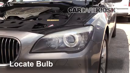 2010 BMW 750Li 4.4L V8 Turbo Lights Highbeam (replace bulb)